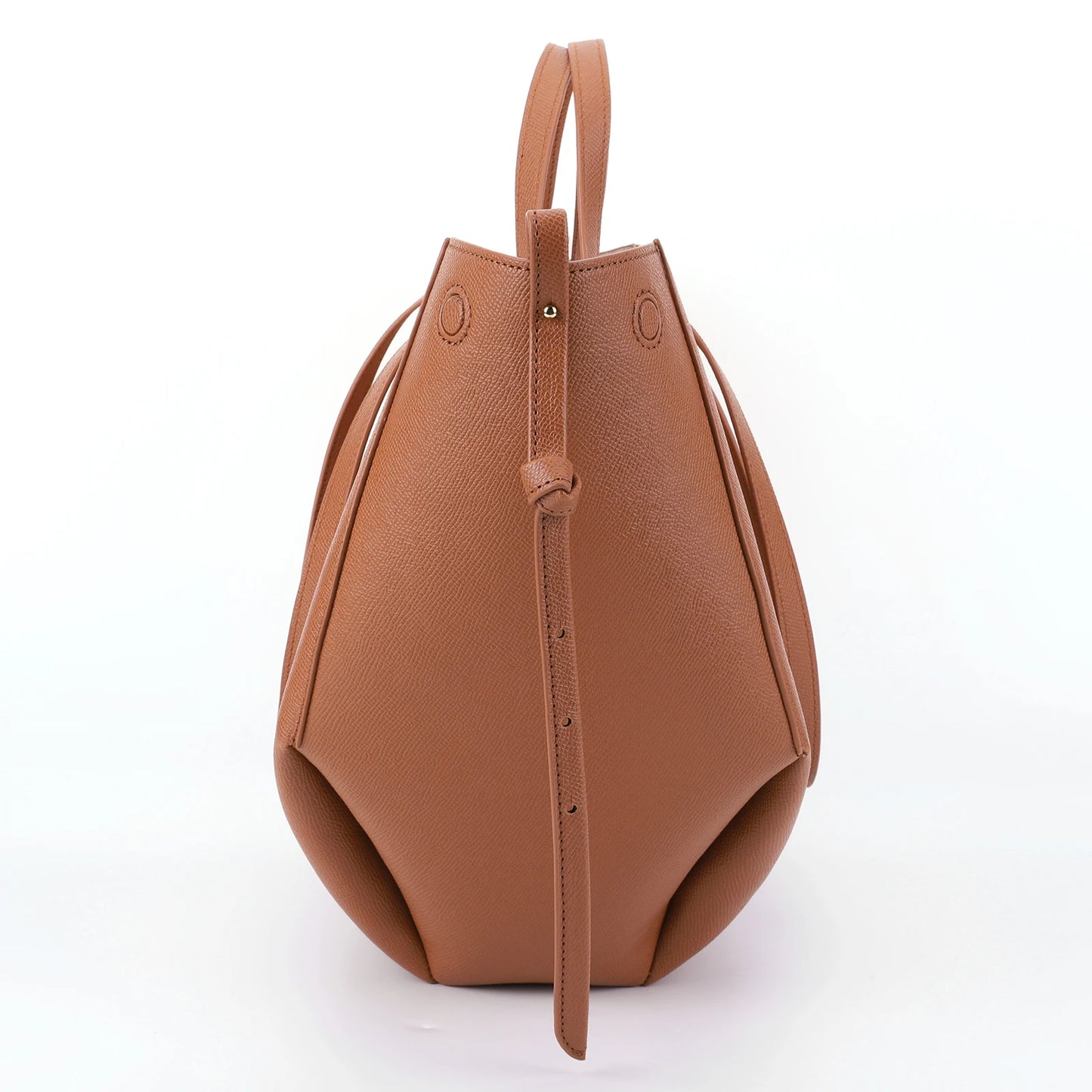 Posh leather shopper bag