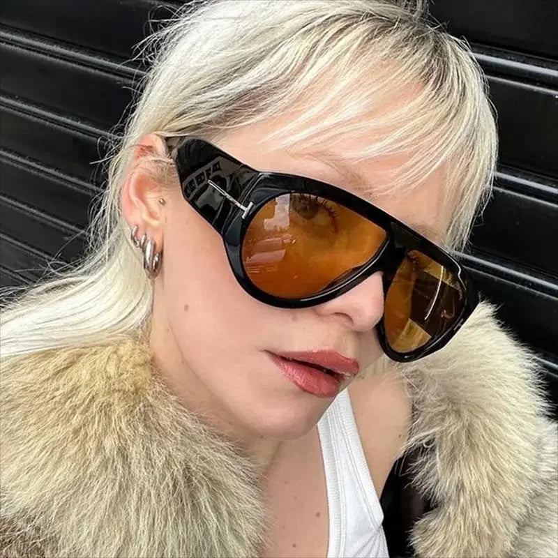 Sia vintage oversized pilot sunglasses