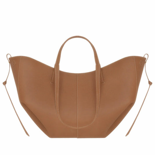 Posh leather shopper bag